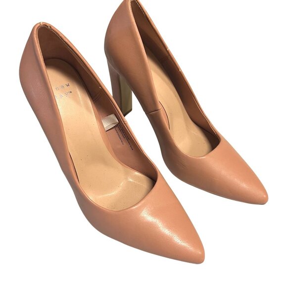 A New Day Women’s Sue Blush Pointed Toe Pumps Size 9.5 - Picture 2 of 8